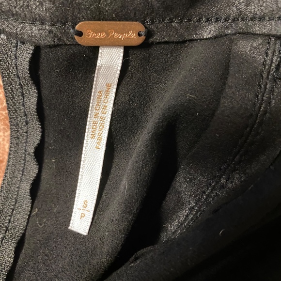 Free People Black knee length skirt - Picture 4 of 4